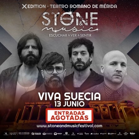 Entradas agotadas para el concierto de Viva Suecia en el STONE&MUSIC