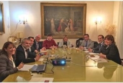 La Diputación recibe a sus homólogas en la Ruta de la Plata para trabajar juntos por esta vía común de desarrollo