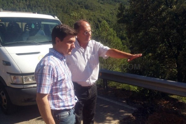 Comienzan las obras de la carretera CC-166 a Las Mestas sin cortar el tráfico