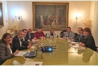 La Diputación recibe a sus homólogas en la Ruta de la Plata para trabajar juntos por esta vía común de desarrollo