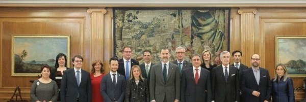 Su Majestad el Rey recibe a los Alcaldes de las Ciudades Patrimonio de la Humanidad de España
