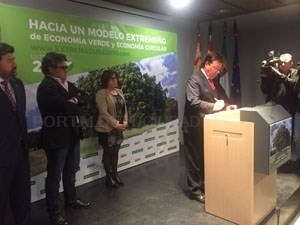Se ha firmado en Cáceres el acuerdo para la construcción de una Estrategia de Economía Verde y Circular para Extremadura 2030