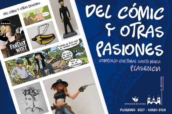 La exposición “Del cómic y otras pasiones” muestra la comunicación entre lenguajes artísticos