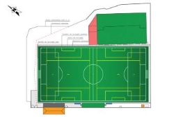 El campo de fútbol de Pinofranqueado tendrá nuevo pavimento y césped artificial.