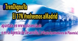 El Ayuntamiento pone a disposición de los ciudadanos autobuses para asistir a las manifestaciones “por un tren digno” convocadas en Madrid y en Cácere