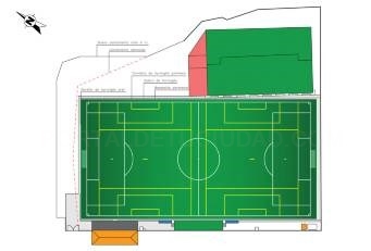 El campo de fútbol de Pinofranqueado tendrá nuevo pavimento y césped artificial.
