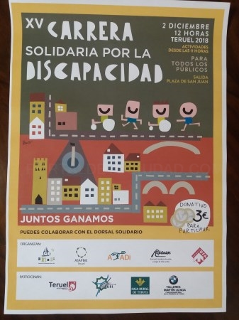 Resultado de imagen de carrera teruel discapacidad