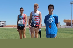 7 pódiums de los atletas infantiles en el Campeonato de Extremadura Judex.