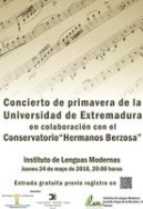 Clausura del Seminario Internacional de Jazz y Música Moderna con un concierto a las 21:30 horas en el Parque de la Libertad de Almendralejo