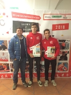 Los dos atletas del CAPEX presentes en al gala "BECAS DIPUTACIÓN CONTIGO".