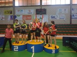 El equipo femenino de Tenis de Mesa de  Villafranca de los barros quedó campeón de Extremadura.