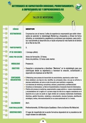 ABIERTO EL PLAZO DE INSCRIPCIÓN DEL PROGRAMA DE MENTORING DE DIPUTACIÓN DE BADAJOZ.