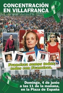 El domingo día 4 concentración en Villafranca en apoyo a los familiares y amigos de FRANCISCA CADENAS.