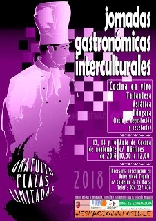 Jornadas gastronómicas interculturales.