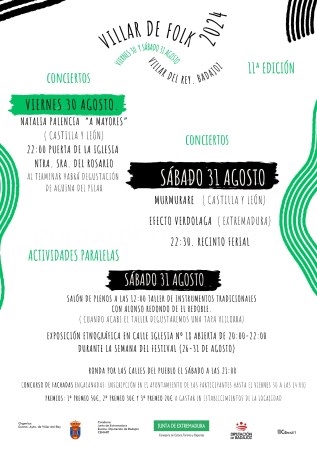 El director del CEMART valora el festival 'Villar del Folk' como una apuesta por la cultura más identitaria