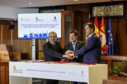 Mañueco resalta la apuesta de la Junta por el impulso industrial del Bierzo con la ampliación y mejora del Polígono La Llanada