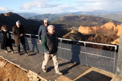 Concluidos los trabajos de reconstrucción del Mirador de Orellán de Las Médulas