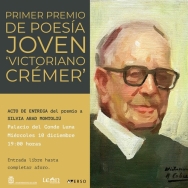 El Ayuntamiento de León entregará el Premio Poesía Joven Victoriano Crémer el miércoles 10 de diciembre a Silvia Abad