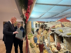 Más de un centenar de piezas conforman el Belén del Ayuntamiento de San Marcelo