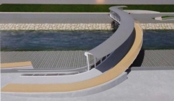 El Ayuntamiento construirá una pasarela peatonal y ciclista en forma de S sobre el río Bernesga para mejorar la comunicación