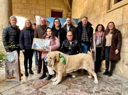 El patio del Palacio de los Guzmanes acoge la entrega de premios del Campeonato Provincial de Mastín