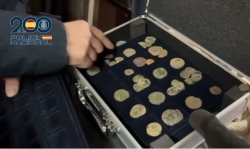 La Policía Nacional recupera en León una corona visigoda de oro datada en el siglo VI