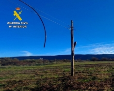 Dos detenidos por el robo de cableado telefónico en Turienzo Castañero