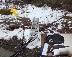 La Guardia Civil aborta la sustracción de material de obra y cable de cobre en 2 actuaciones distintas