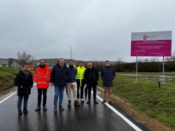 La Diputación de León invierte 640.000 euros en la rehabilitación en la carretera de acceso a Corcos