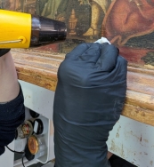 Comienza la restauración de piezas de la Ruta de los Retablos del Este de León