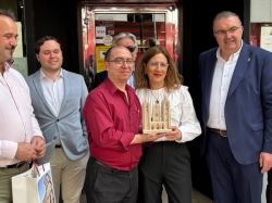 El hostelero José Javier Plaza recibe el premio `Pulchra Leonina´ como leonés distinguido en Sevilla