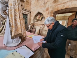 Finalizada la reparación de bóvedas y paramentos en la sacristía y antesala del Monasterio de Sandoval