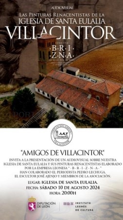 La Asociación de Amigos de Villacintor presenta su ‘Verano cultural’, que se celebrará a lo largo del mes de agosto