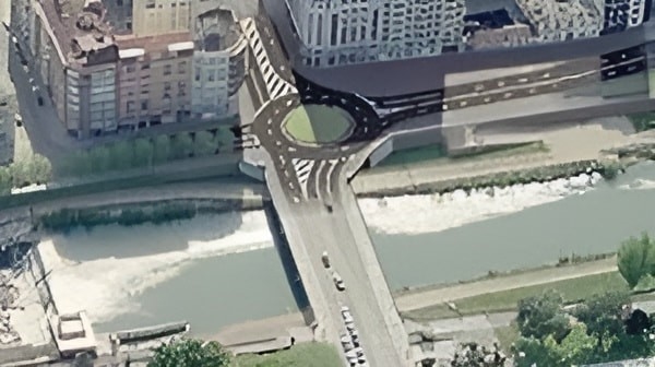 Corte total del tráfico en la intersección del Puente de los Leones con la avenida Palencia los días 18 y 19 de noviembre