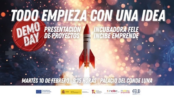 10 proyectos empresariales competirán en el Demo Day de la incubadora FELE INCIBE EMPRENDE