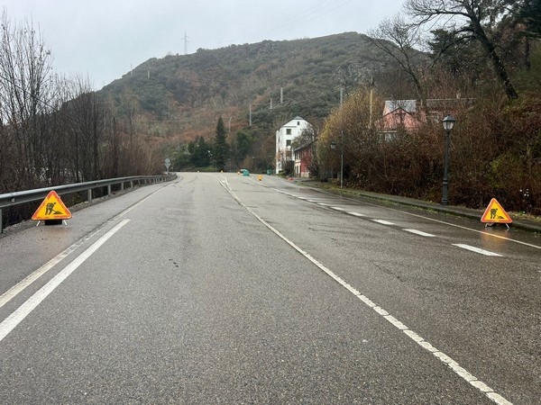 Reabre al tráfico la carretera de Ponferrada a Villablino tras el desprendimiento en Páramo del Sil