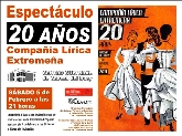 ESPECTÁCULO 20 AÑOS COMPAÑÍA LÍRICA EXTREMEÑA