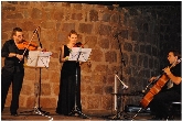 Concierto de saxo, percusión y piano a cargo del trío “Alhambra”.