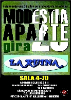 MODESTIA APARTE EN CONCIERTO
