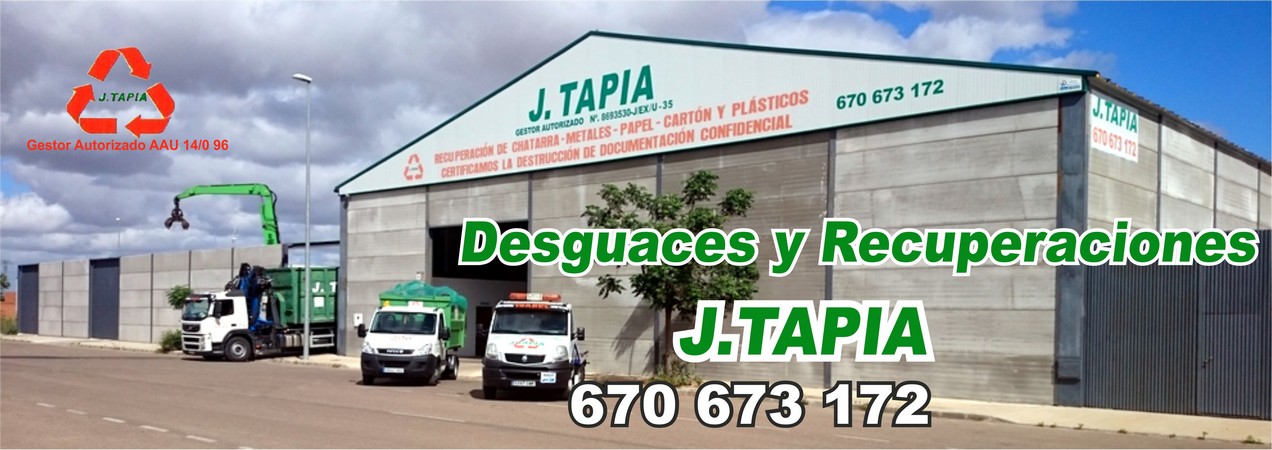 Desguaces en Extremadura J.Tapia