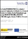 METALURGICA PEÑA S.L.