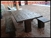 HORMIGÓN IMITACIÓN MADERA : HNOS. CUEVAS