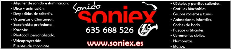 SONIDO SONIEX ANIMACIONES
