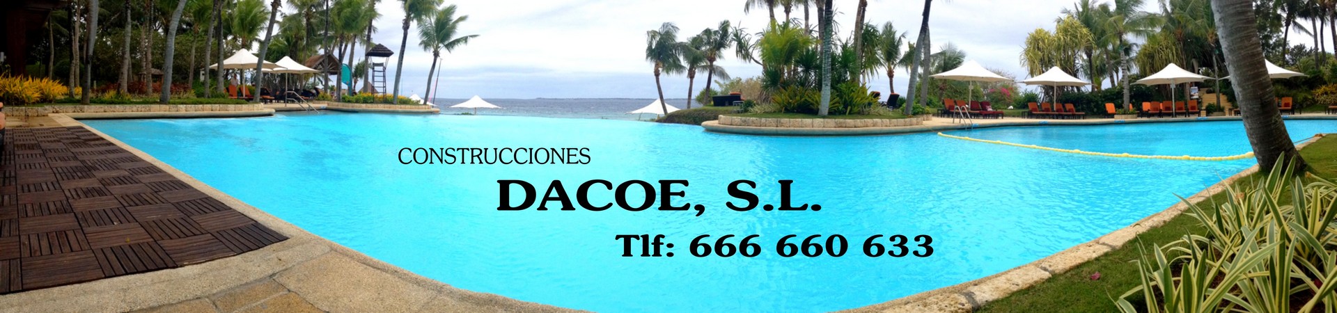CONSTRUCCION DE PISCINAS EN EXTREMADURA Y VEGAS ALTAS, CONSTRUCCIONES DACOE S.L