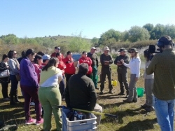 Aprosuba-9 colabora en la catalogación de las especies piscícolas del río Zújar
