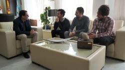 El alcalde recibe a la recién creada asociación juvenil Black Storks
