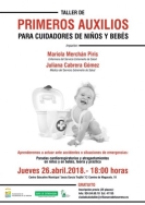 Taller de primeros auxilios en el Centro Educativo.