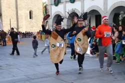 Diversión y ganas de disfrutar, en la novena Carrera de la Navidad.