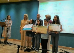 Ganadoras del XI Concurso de Lectura en Público.
