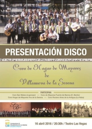 El coro del Centro de Mayores presenta su primer disco